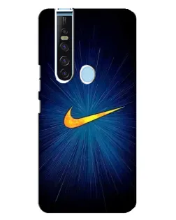 Чехол для TECNO Camon 15 Pro с картинкой «Синий пульс Nike»