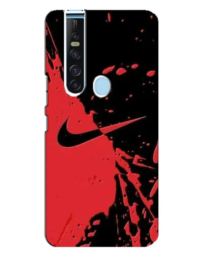 Чехол для TECNO Camon 15 Pro с картинкой «Красные брызги Nike» Чехол для TECNO Camon 15 Pro с картинкой «Красные брызги Nike»