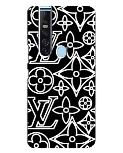 Чехол для TECNO Camon 15 Pro с картинкой «Черно-белый узор LV» Чехол для TECNO Camon 15 Pro с картинкой «Черно-белый узор LV»