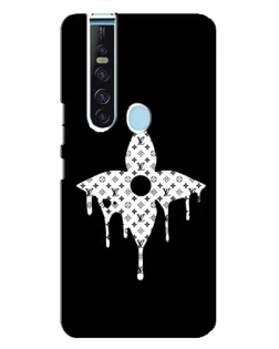 Чехол для TECNO Camon 15 Pro с картинкой «Цветочная монограмма»