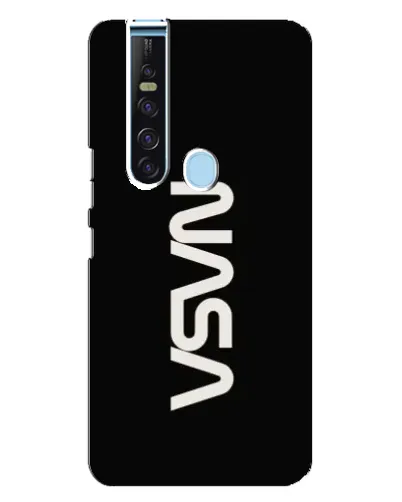 Чехол для TECNO Camon 15 Pro с картинкой «NASA — вертикальный логотип»