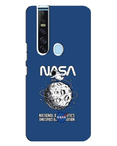 Чехол для TECNO Camon 15 Pro с картинкой «NASA — лунная миссия»