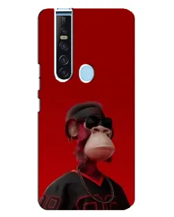 Чехол для TECNO Camon 15 Pro с картинкой «Bored Ape в красном» Чехол для TECNO Camon 15 Pro с картинкой «Bored Ape в красном»