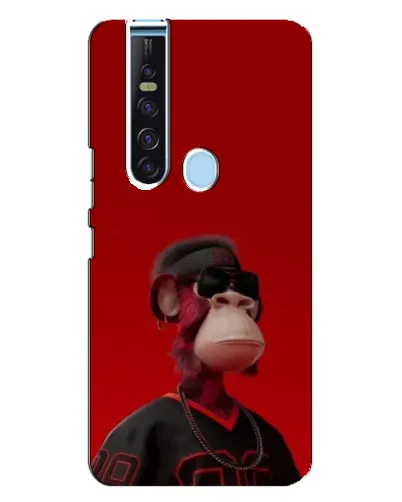 Чохол для TECNO Camon 15 Pro з картинкою «Bored Ape в червоному»