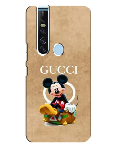 Чехол для TECNO Camon 15 Pro с картинкой «Микки Маус Gucci — крафт» Чехол для TECNO Camon 15 Pro с картинкой «Микки Маус Gucci — крафт»
