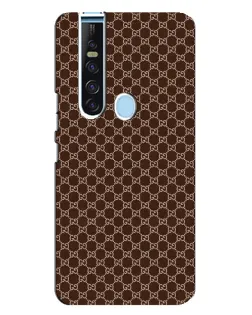 Чехол для TECNO Camon 15 Pro с картинкой «Gucci — шоколадная сетка» Чехол для TECNO Camon 15 Pro с картинкой «Gucci — шоколадная сетка»