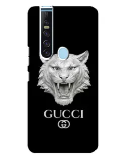 Чехол для TECNO Camon 15 Pro с картинкой «Gucci — серебряный лев» Чехол для TECNO Camon 15 Pro с картинкой «Gucci — серебряный лев»