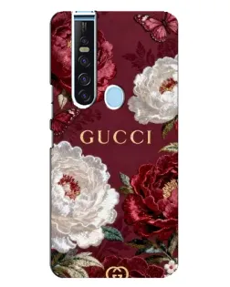 Чехол для TECNO Camon 15 Pro с картинкой «Gucci — бордовые розы» Чехол для TECNO Camon 15 Pro с картинкой «Gucci — бордовые розы»