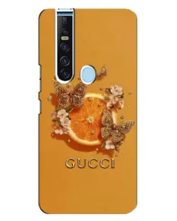 Чехол для TECNO Camon 15 Pro с картинкой «Gucci — золотые бабочки» Чехол для TECNO Camon 15 Pro с картинкой «Gucci — золотые бабочки»