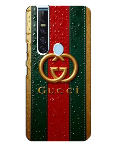 Чехол для TECNO Camon 15 Pro с картинкой «Gucci — фирменная полоса и золото» Чехол для TECNO Camon 15 Pro с картинкой «Gucci — фирменная полоса и золото»
