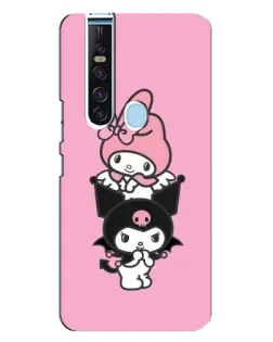 Чехол для TECNO Camon 15 Pro с картинкой «My Melody и Kuromi» Чехол для TECNO Camon 15 Pro с картинкой «My Melody и Kuromi»
