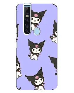 Чехол для TECNO Camon 15 Pro с картинкой «Паттерн с Kuromi» Чехол для TECNO Camon 15 Pro с картинкой «Паттерн с Kuromi»
