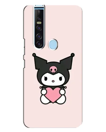 Чехол для TECNO Camon 15 Pro с картинкой «Kuromi и сердце»