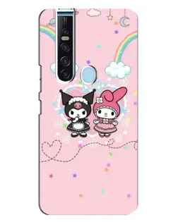 Чехол для TECNO Camon 15 Pro с картинкой «My Melody и Kuromi» Чехол для TECNO Camon 15 Pro с картинкой «My Melody и Kuromi»