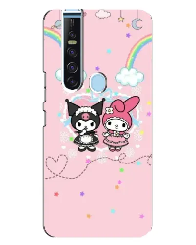 Чехол для TECNO Camon 15 Pro с картинкой «My Melody и Kuromi»