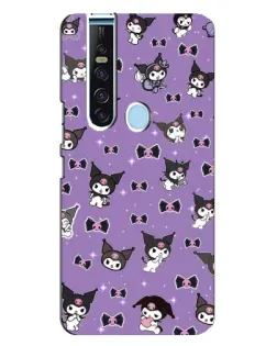 Чехол для TECNO Camon 15 Pro с картинкой «Kuromi — паттерн» Чехол для TECNO Camon 15 Pro с картинкой «Kuromi — паттерн»