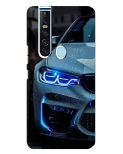 Чехол для TECNO Camon 15 Pro с картинкой «Взгляд BMW с синими фарами» Чехол для TECNO Camon 15 Pro с картинкой «Взгляд BMW с синими фарами»