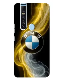 Чехол для TECNO Camon 15 Pro с картинкой «Золотистый дым BMW» Чехол для TECNO Camon 15 Pro с картинкой «Золотистый дым BMW»
