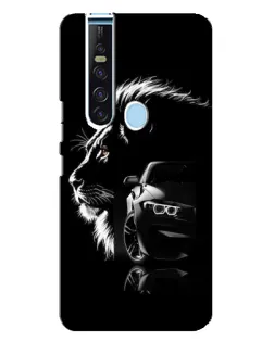 Чехол для TECNO Camon 15 Pro с картинкой «BMW и лев» Чехол для TECNO Camon 15 Pro с картинкой «BMW и лев»