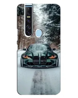 Чехол для TECNO Camon 15 Pro с картинкой «BMW в зимнем лесу» Чехол для TECNO Camon 15 Pro с картинкой «BMW в зимнем лесу»