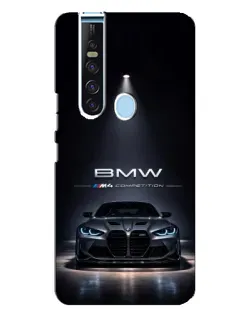 Чехол для TECNO Camon 15 Pro с картинкой «BMW сквозь ночной город» Чехол для TECNO Camon 15 Pro с картинкой «BMW сквозь ночной город»