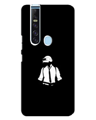 Чохол для TECNO Camon 15 Pro з картинкою «PUBG — білий шолом» Чохол для TECNO Camon 15 Pro з картинкою «PUBG — білий шолом»