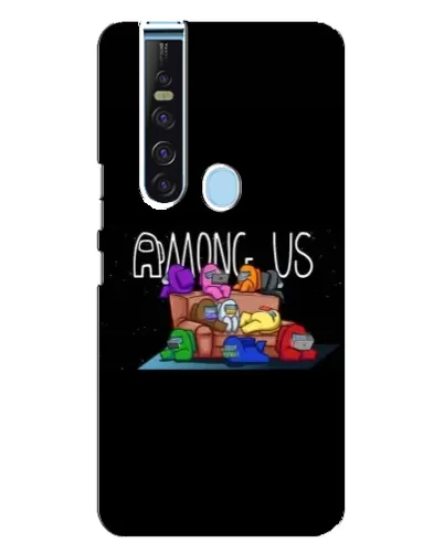 Чехол для TECNO Camon 15 Pro с картинкой «Логотип Among Us» Чехол для TECNO Camon 15 Pro с картинкой «Логотип Among Us»