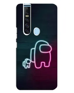 Чехол для TECNO Camon 15 Pro с картинкой «Among Us неон-арт» Чехол для TECNO Camon 15 Pro с картинкой «Among Us неон-арт»