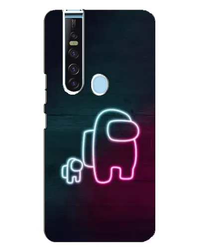 Чехол для TECNO Camon 15 Pro с картинкой «Among Us неон-арт» Чехол для TECNO Camon 15 Pro с картинкой «Among Us неон-арт»