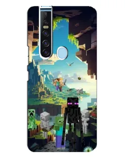 Чохол для TECNO Camon 15 Pro з картинкою «Ендермен у лісі»