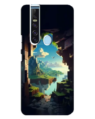Чохол для TECNO Camon 15 Pro з картинкою «Вид з печери»
