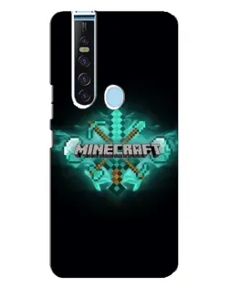 Чохол для TECNO Camon 15 Pro з картинкою «Minecraft Diamond лого»
