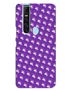 Чехол для TECNO Camon 15 Pro с картинкой «Единороги на фиолетовом» Чехол для TECNO Camon 15 Pro с картинкой «Единороги на фиолетовом»