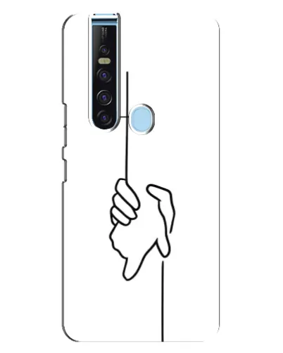 Чехол для TECNO Camon 15 Pro с картинкой «Рука держит»