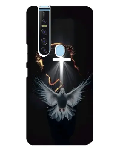 Чехол для TECNO Camon 15 Pro с картинкой «Голубь и Свет»