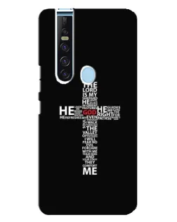 Чехол для TECNO Camon 15 Pro с картинкой «Текстовый крест»