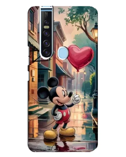 Чехол для TECNO Camon 15 Pro с картинкой «Микки и шарик-сердце» Чехол для TECNO Camon 15 Pro с картинкой «Микки и шарик-сердце»