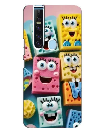 Чехол для TECNO Camon 15 Pro с картинкой «Цветные губки» Чехол для TECNO Camon 15 Pro с картинкой «Цветные губки»