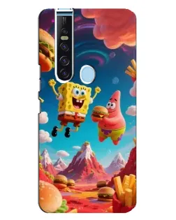 Чехол для TECNO Camon 15 Pro с картинкой «Космический фастфуд» Чехол для TECNO Camon 15 Pro с картинкой «Космический фастфуд»