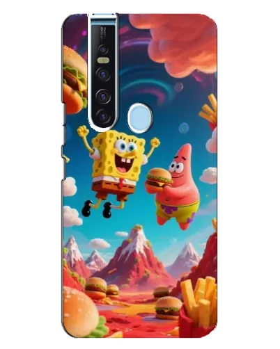 Чехол для TECNO Camon 15 Pro с картинкой «Космический фастфуд» Чехол для TECNO Camon 15 Pro с картинкой «Космический фастфуд»