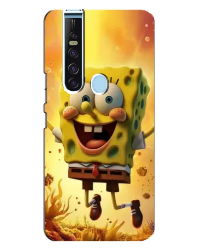 Чехол для TECNO Camon 15 Pro с картинкой «Губка Боб прыгает» Чехол для TECNO Camon 15 Pro с картинкой «Губка Боб прыгает»