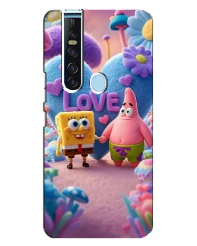 Чехол для TECNO Camon 15 Pro с картинкой «Губка Боб Патрик» Чехол для TECNO Camon 15 Pro с картинкой «Губка Боб Патрик»