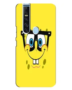Чехол для TECNO Camon 15 Pro с картинкой «Минималистичный Спанч Боб» Чехол для TECNO Camon 15 Pro с картинкой «Минималистичный Спанч Боб»