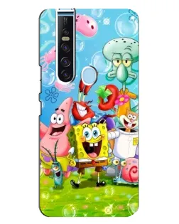 Чехол для TECNO Camon 15 Pro с картинкой «Губка Боб и друзья» Чехол для TECNO Camon 15 Pro с картинкой «Губка Боб и друзья»