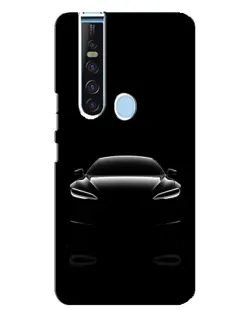Чехол для TECNO Camon 15 Pro с картинкой «Силуэт Tesla Night»