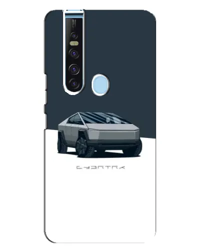 Чехол для TECNO Camon 15 Pro с картинкой «Серебристый Cybertruck Tesla» Чехол для TECNO Camon 15 Pro с картинкой «Серебристый Cybertruck Tesla»