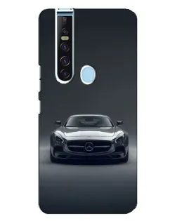 Чехол для TECNO Camon 15 Pro с картинкой «Mercedes на черном»