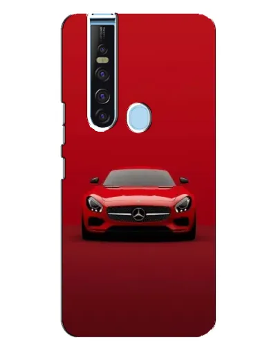 Чехол для TECNO Camon 15 Pro с картинкой «Красный Mercedes AMG»