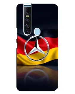 Чехол для TECNO Camon 15 Pro с картинкой «Mercedes — флаг Германии»