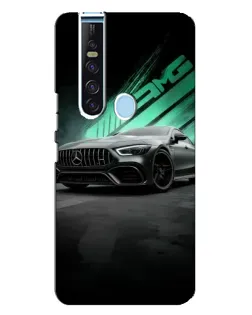 Чехол для TECNO Camon 15 Pro с картинкой «Темный Mercedes AMG»